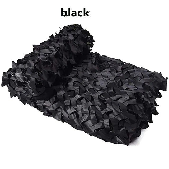 1.5mx1m 4mx5mCamouflage Nets White Blue Beige Desert for Hunting Hiding Mesh Outdoor Awning Garden Shading Gazebo